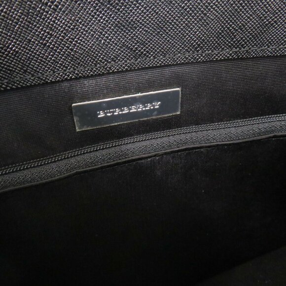 BURBERRY Nova Check Leather Handbag - Picture 7 of 11